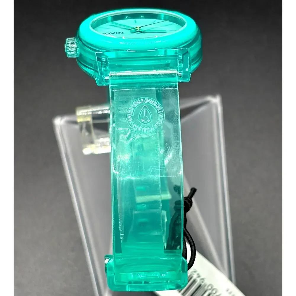 Nixon Medium Time Teller P A1215-309 Turquoise 31mm Watch NIBWT